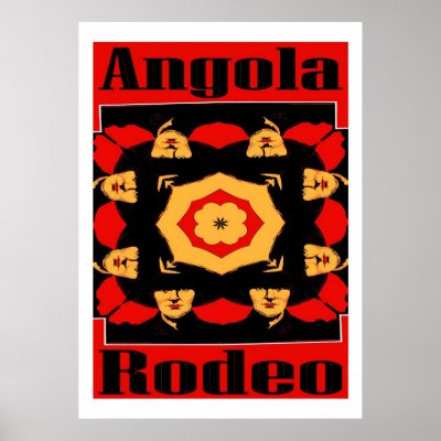 Angola Rodeo Poster by figstreetstudio