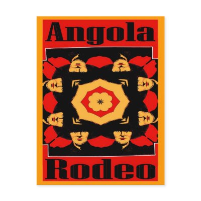 Angola Rodeo Poster Post Cards by figstreetstudio