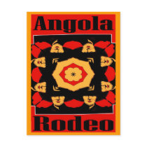 Angola Rodeo Poster Post Cards