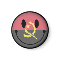 Angola Smiley Refrigerator Magnets