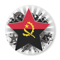 Angola Star Fridge Magnets