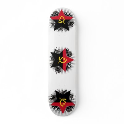 Angola Star Skateboard Deck by FlagCenter