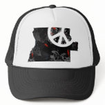 Angola Trendy Peace Sign with Angolan map hats