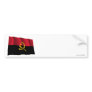 Angola Waving Flag Bumper Stickers