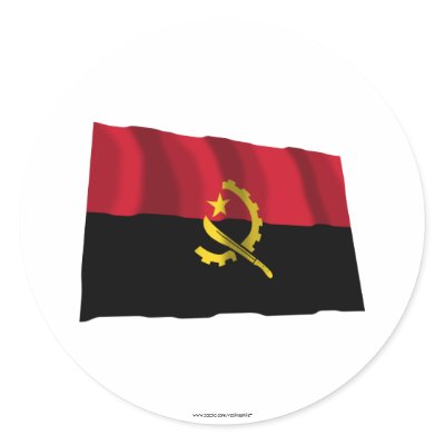Angola Waving Flag by Vexillophile