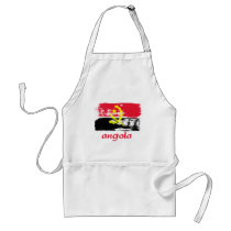 Angolan Brush stroke flag designs Aprons