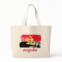 Angolan Brush stroke flag designs Bags