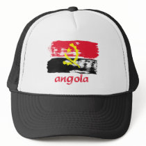 Angolan Brush stroke flag designs Hats