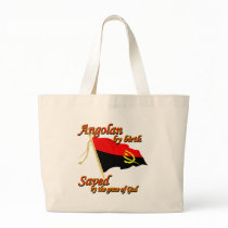 Angolan by birth saved by the grace of God Tote Bags
