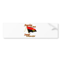 Angolan by birth saved by the grace of God Bumper Stickers