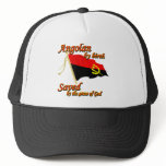 Angolan by birth saved by the grace of God Mesh Hats