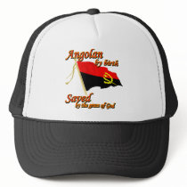 Angolan by birth saved by the grace of God Mesh Hats
