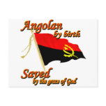 Angolan by birth saved by the grace of God Postcard