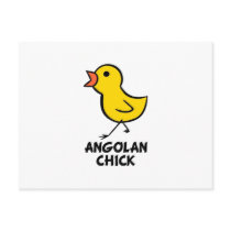 Angolan Chick Post Card