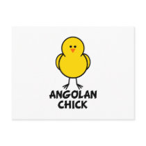 Angolan Chick Postcard