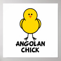 Angolan Chick Poster