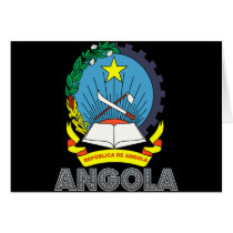 Angolan Emblem Greeting Cards