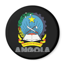 Angolan Emblem Fridge Magnets