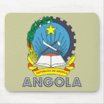 Angolan Emblem Mouse Pads