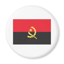 Angolan Flag Magnet