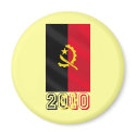 Angolan flag of Angola 2010 gifts magnets
