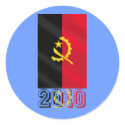 Angolan flag of Angola 2010 gifts stickers