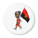 Angolan Girl magnets