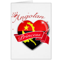 Angolan Princess Greeting Cards