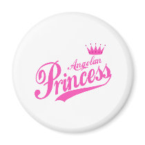 Angolan Princess Refrigerator Magnet