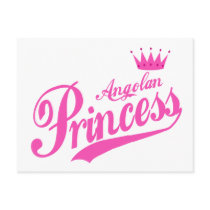 Angolan Princess Postcard