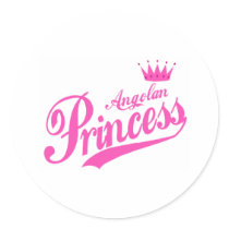 Angolan Princess Sticker