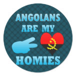 Angolans are my Homies Stickers