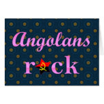 Angolans Rock - Cute Pink Greeting Cards