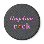 Angolans Rock - Cute Pink Refrigerator Magnets