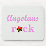 Angolans Rock - Cute Pink Mouse Pads