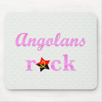 Angolans Rock - Cute Pink Mouse Pads