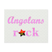 Angolans Rock - Cute Pink Postcards