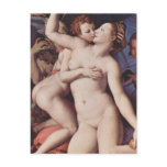 Angolo Bronzoni - Cupid and Venus (Detail) postcards