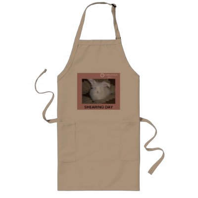 ANGORA RABBITS APRON by Cobblerock