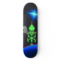 Angry Alien skateboard
