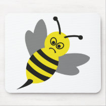 angry bee mouse pads