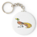 Angry Bird of Paradise keychains