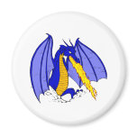 Angry Blue Fire Breather