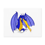 Angry Blue Fire Breather