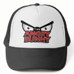 Angry Bunny Abstract Hat