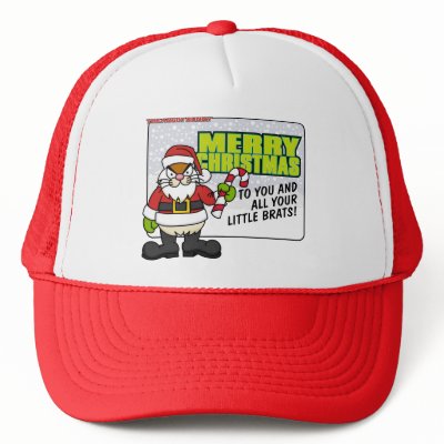 Angry Bunny Christmas Hat 2007 by wislander