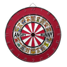Angry Bunny Dart Board