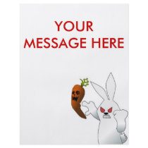 Angry Bunny Custom Flyer