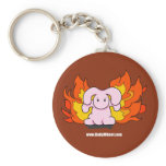 Angry Bunny Keychain