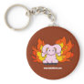 Angry Bunny Keychain